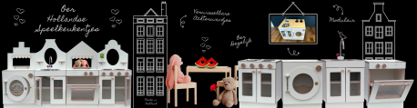 30 Set Noud open Set schuin met foto keuken verliefde knuffels  Oer Hollandse speelkeukentjes Tangara kinderopvang inrichting
